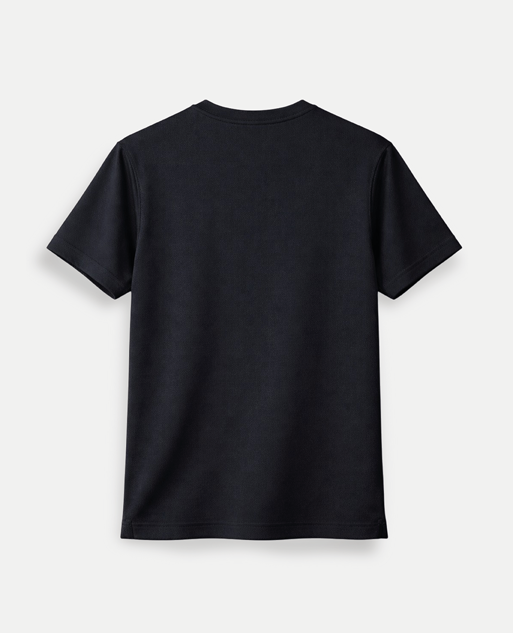 T-Shirt Black Round Neck | Pima Cotton Men