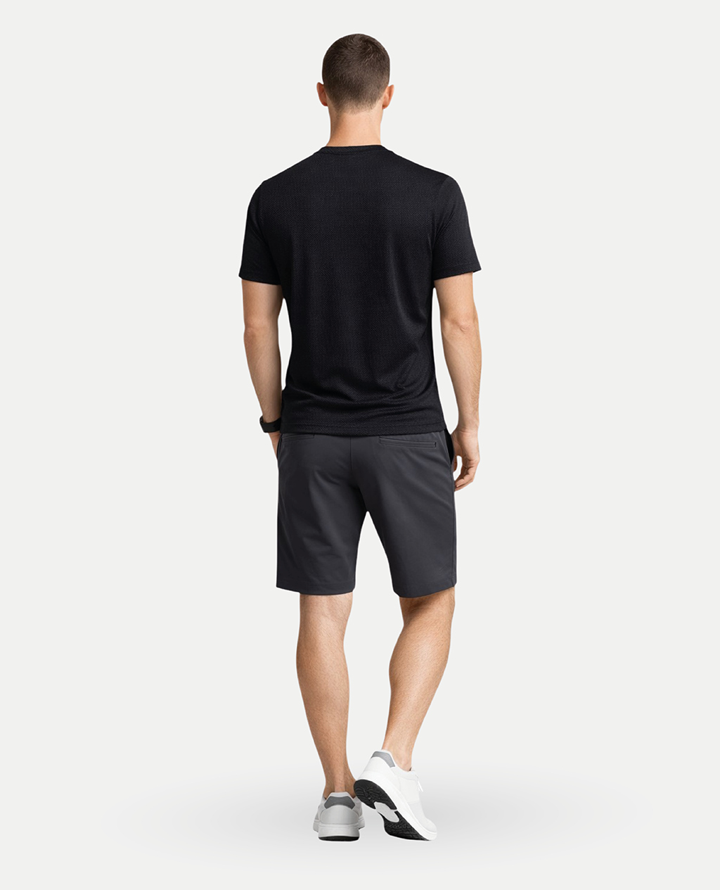 T-Shirt Black Round Neck | Pima Cotton Men