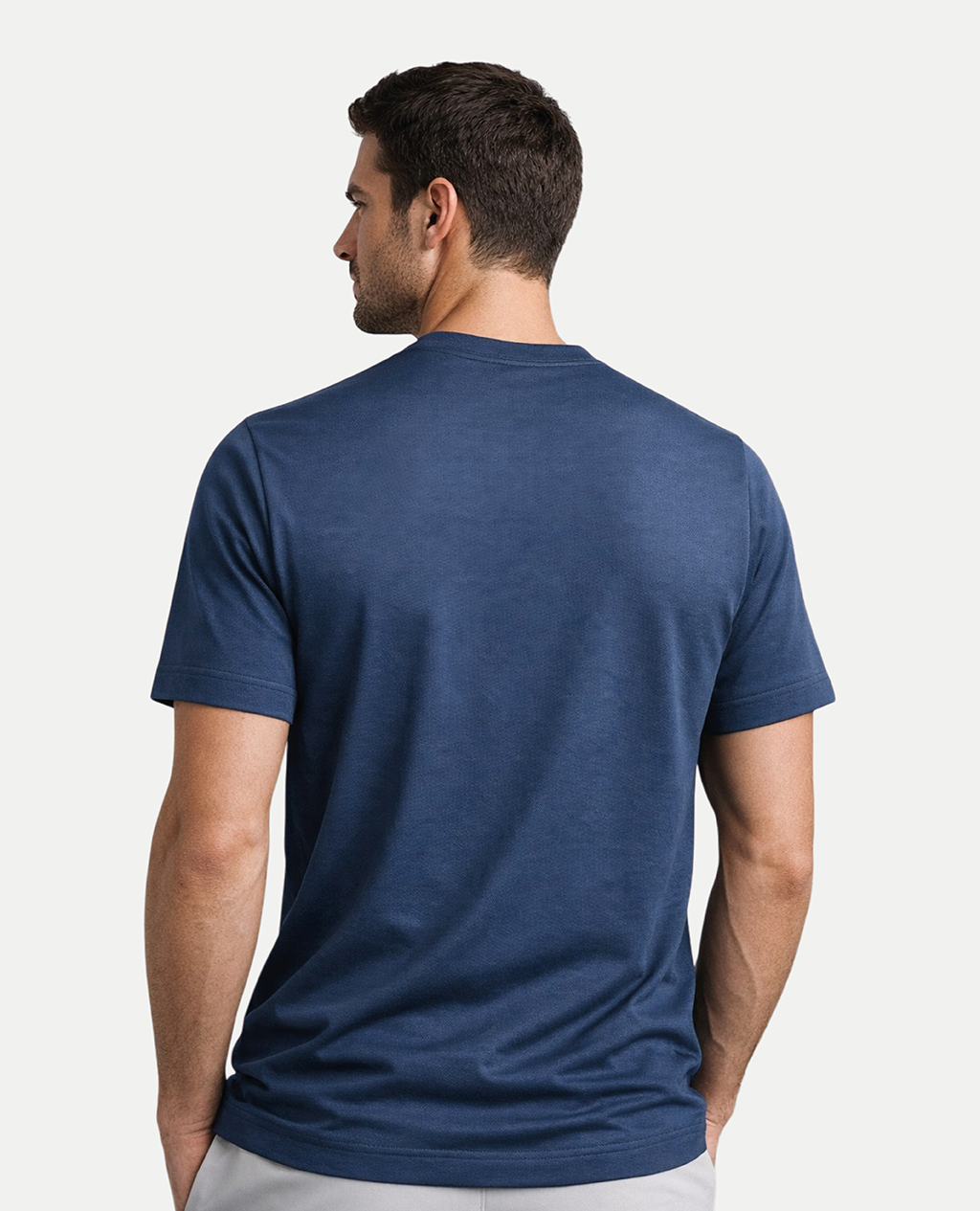 T-Shirt Black Round Neck | Pima Cotton Men