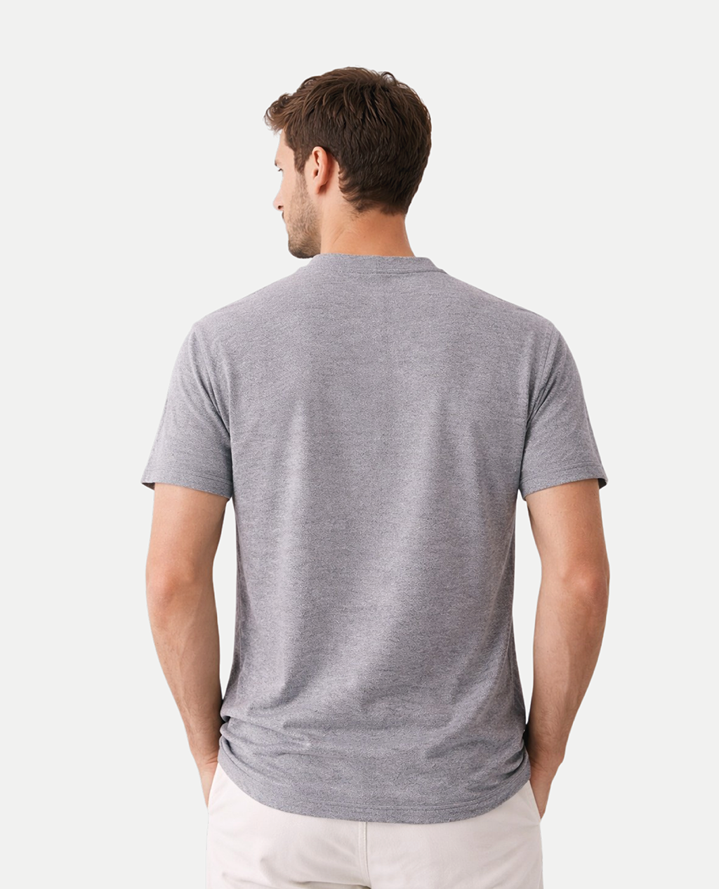 T-Shirt Black Round Neck | Pima Cotton Men