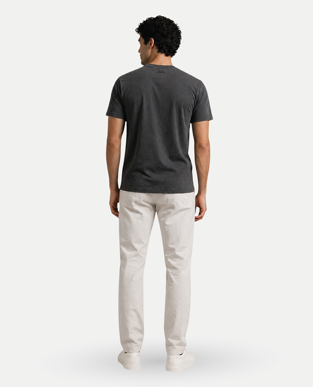 T-Shirt Deep Charcoal Round Neck | Limited Edition Pima Cotton Men