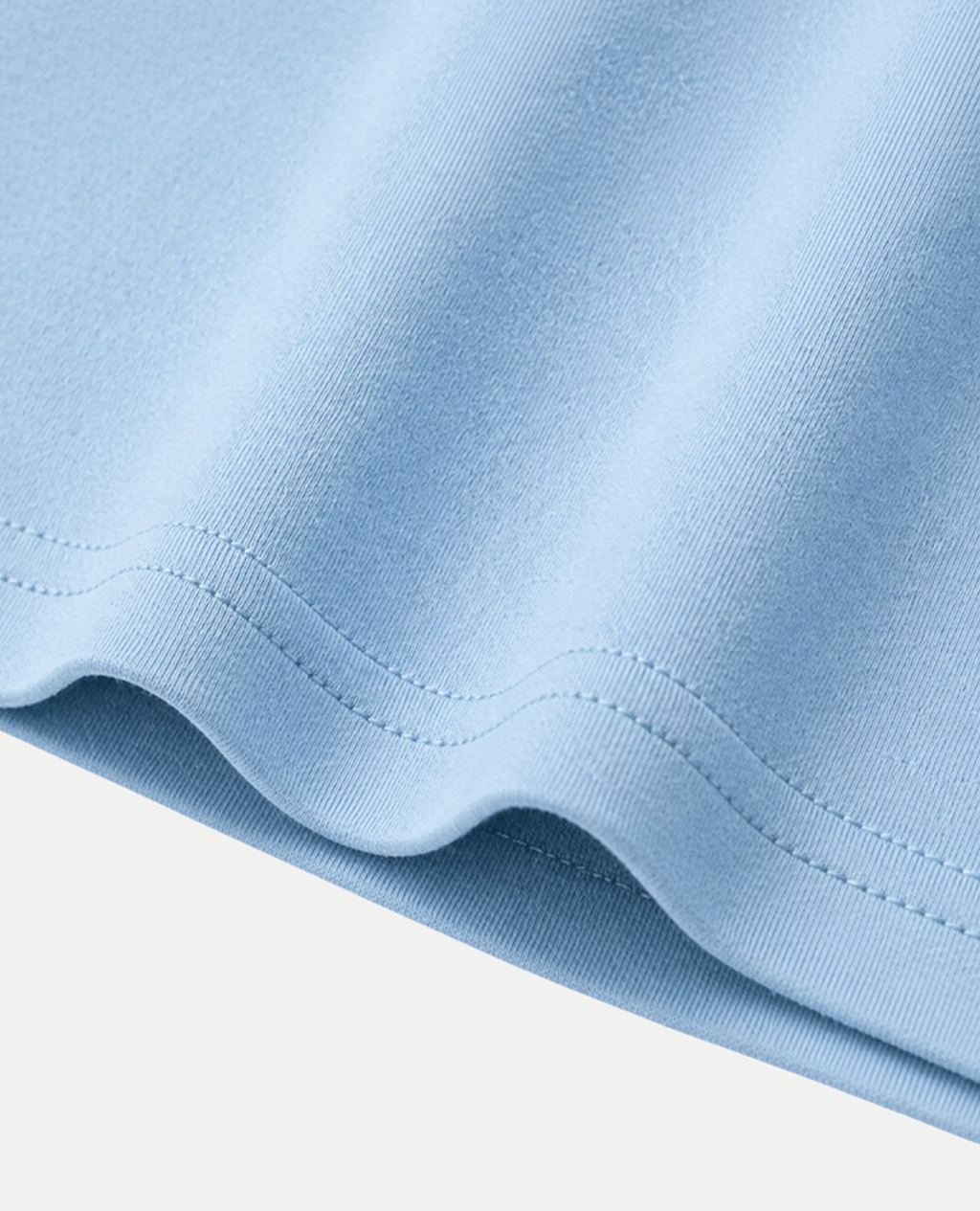 T-Shirt Glacier Blue Round Neck | Limited Edition Pima Cotton Men