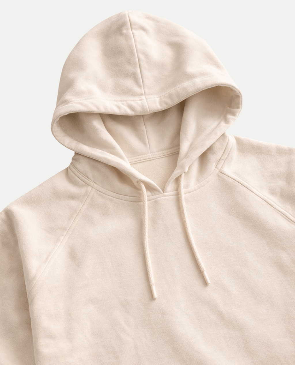 Hoodie Gray Lightweight Cross Neck | Pima Cotton