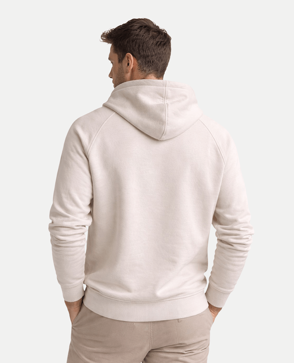 Hoodie Gray Lightweight Cross Neck | Pima Cotton