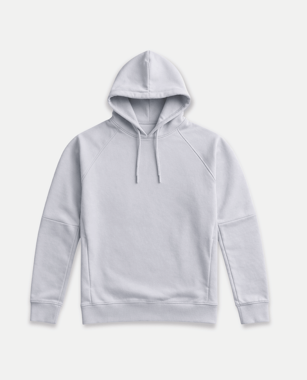 Hoodie Ice Gray Lightweight Round Neck | Pima Cotton