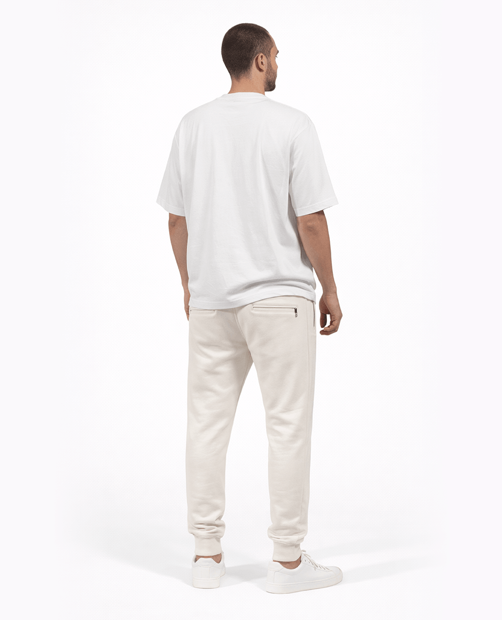 Hoodie Gray Lightweight Cross Neck | Pima Cotton