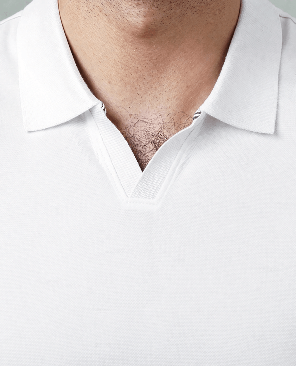 Polo Navy Blue Open Collar | Pima Cotton Men