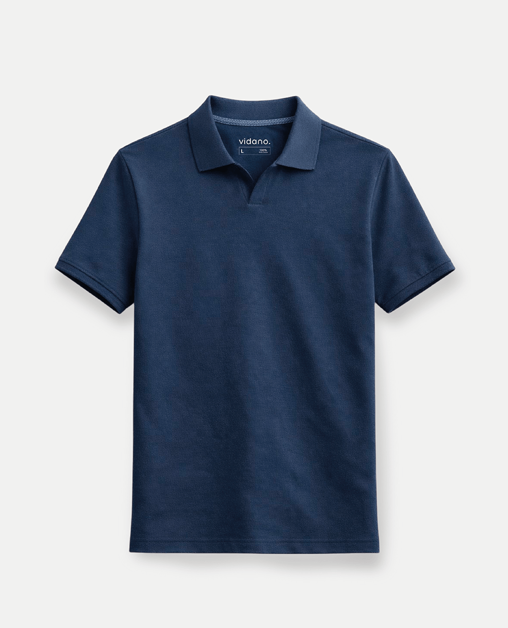 Polo Blue Steel Open Collar | Pima Cotton Men