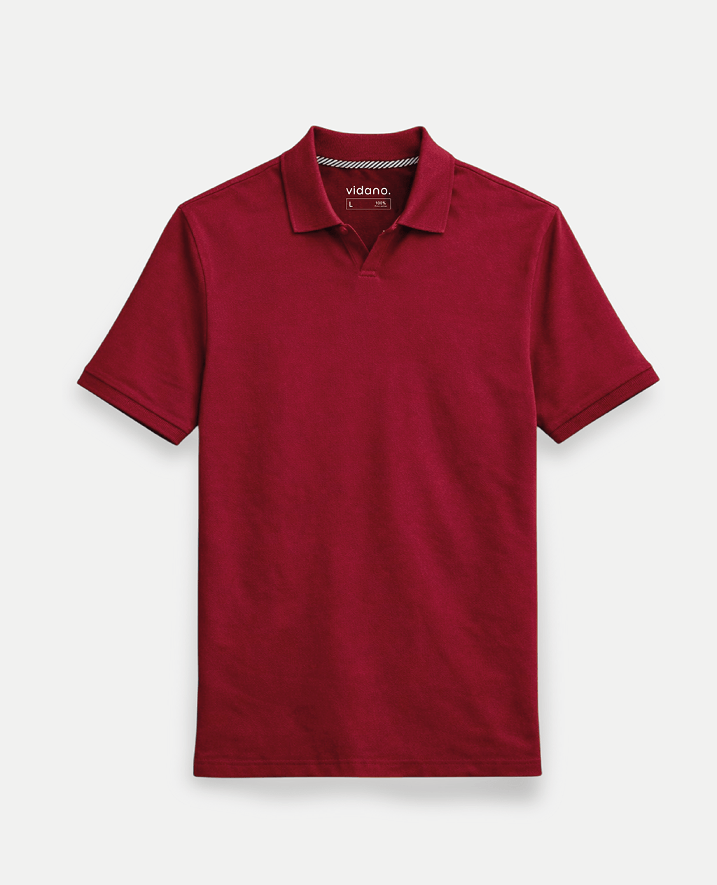 Polo Wine Open Collar | Pima Cotton Men