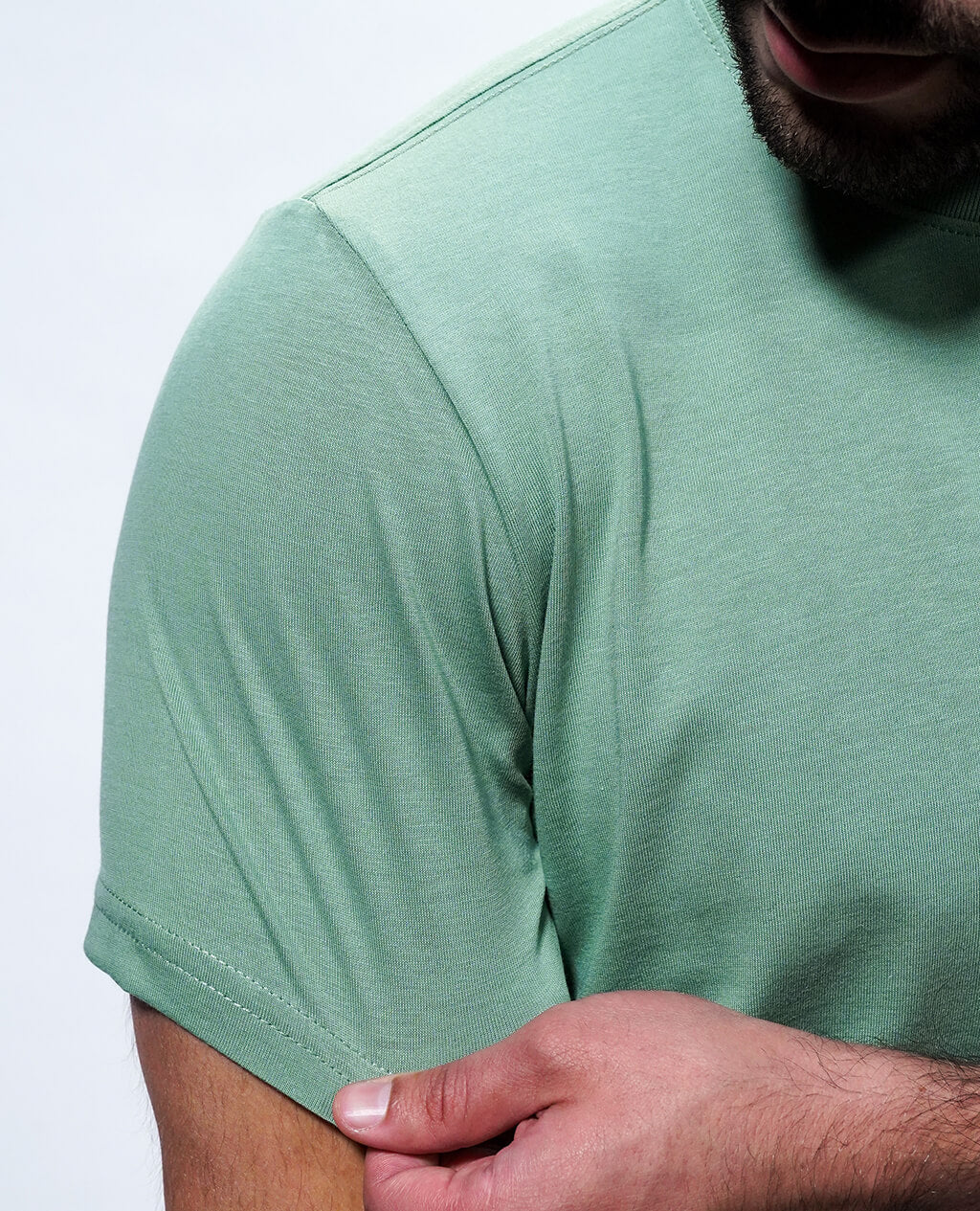 T-Shirt Aqua Round Neck | Limited Edition Pima Cotton Men