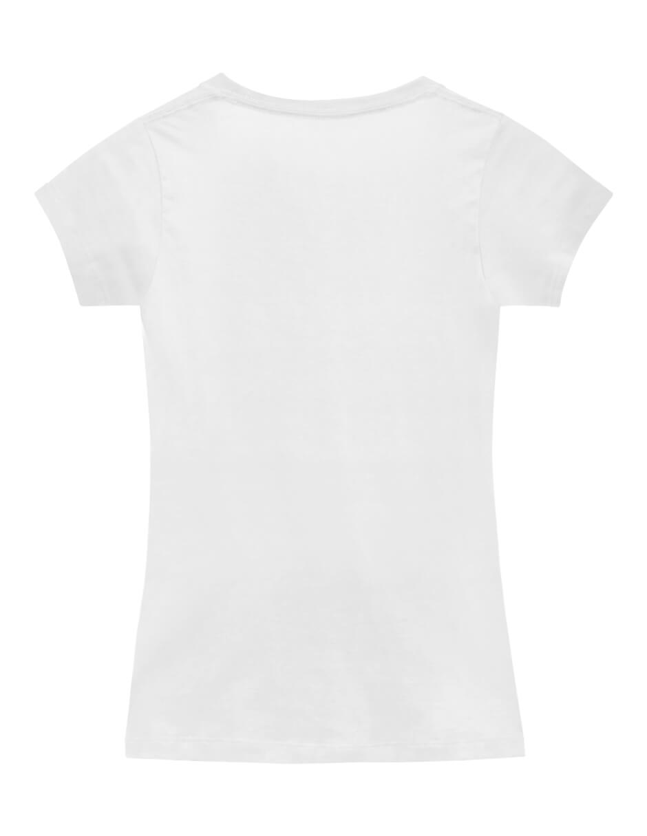 T-Shirt White V Neck | Pima Cotton Women