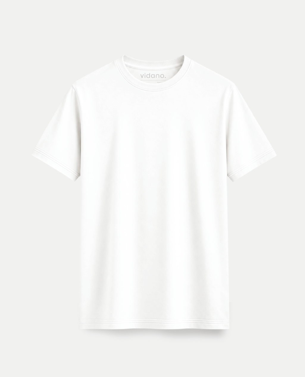 T-Shirt White Round Neck | Sorona Line Men