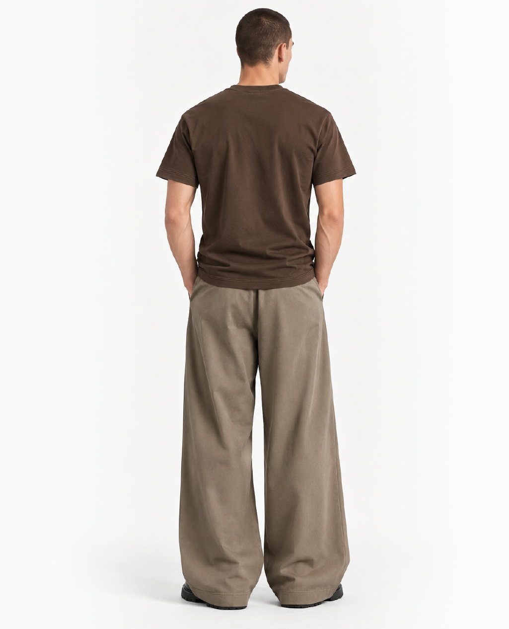 T-Shirt Dark Mocha Round Neck | Sorona Line Men