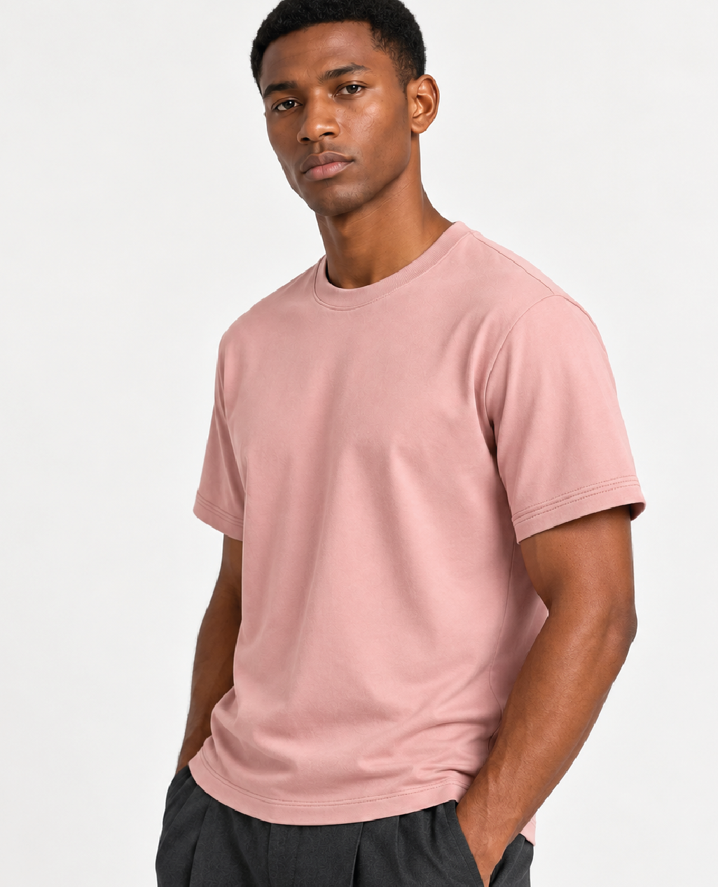 T-Shirt Dusty Rose Round Neck | Sorona Line Men