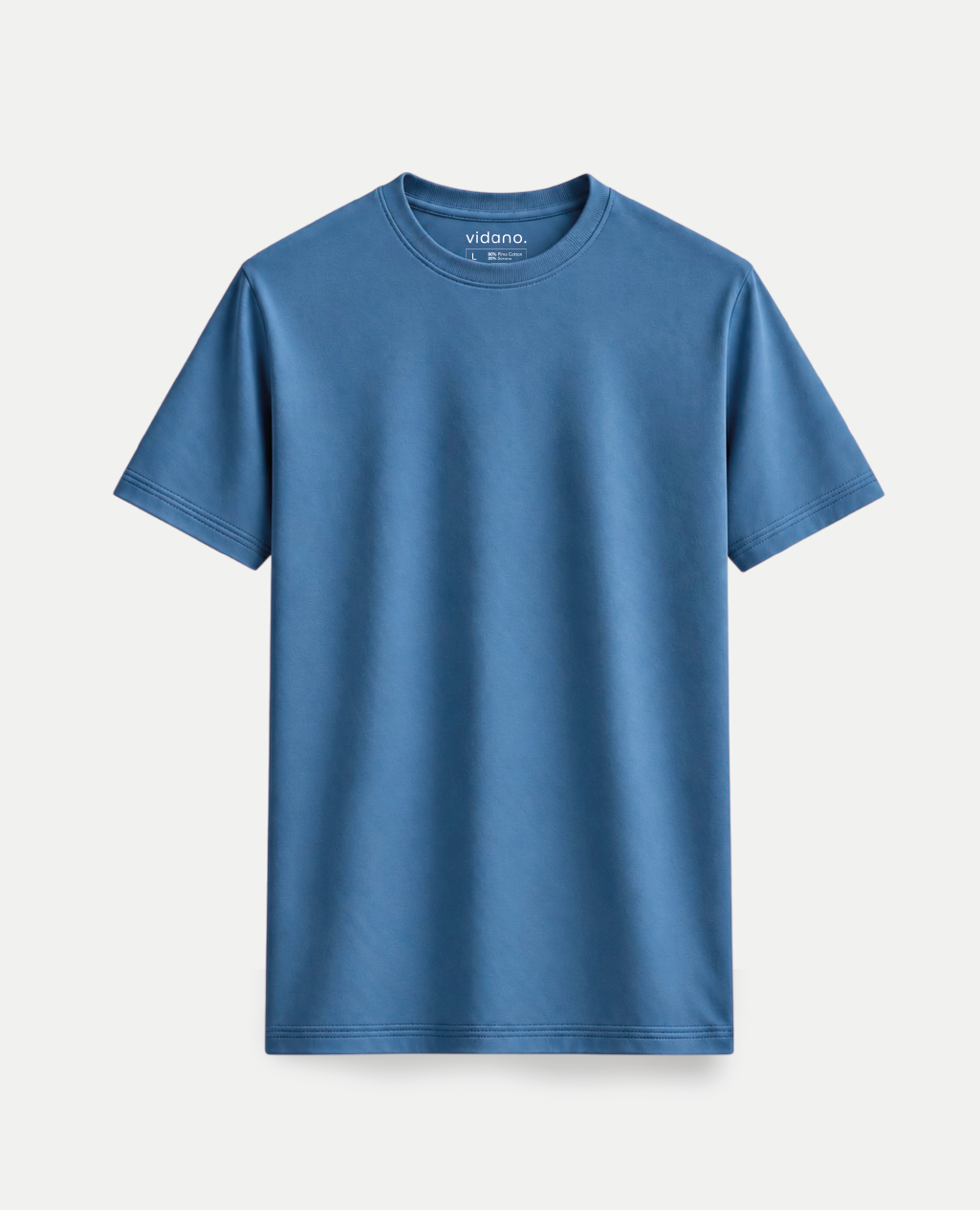 T-Shirt Indigo Blue Round Neck | Sorona Line Men