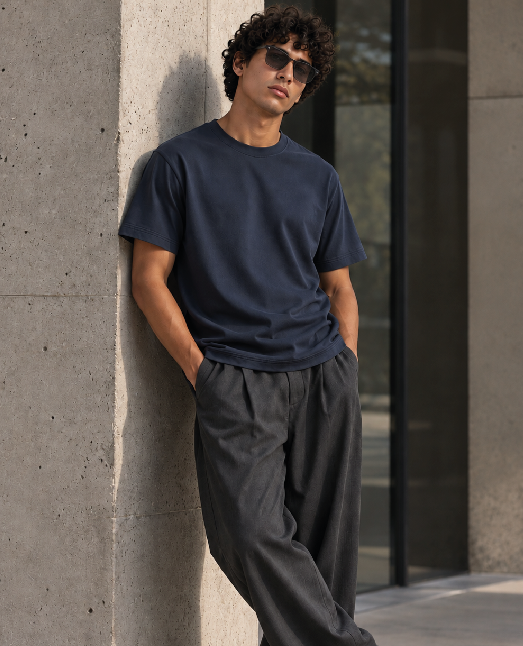 T-Shirt Midnight Navy Round Neck | Sorona Line Men