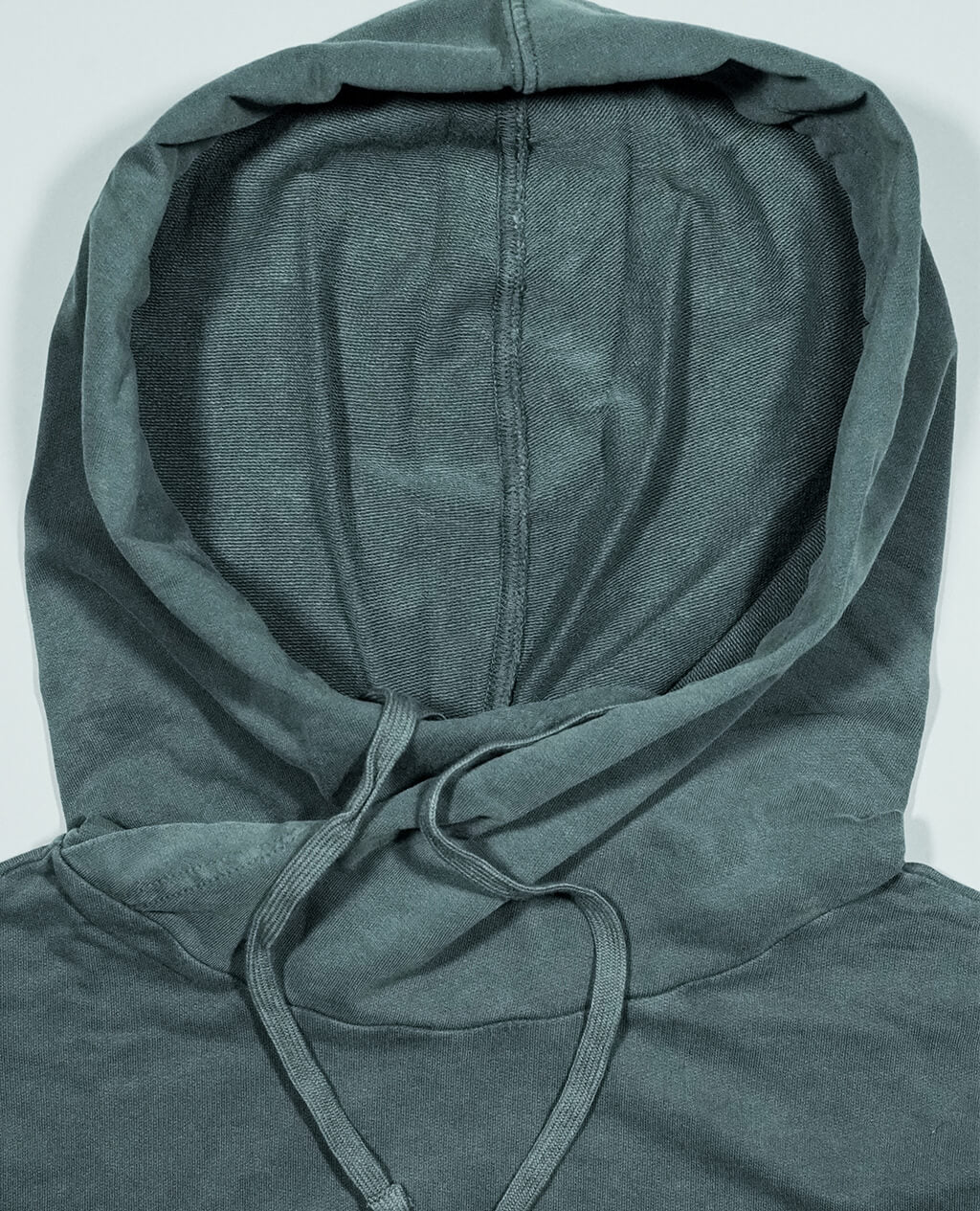 Hoodie Gray Lightweight Cross Neck | Pima Cotton