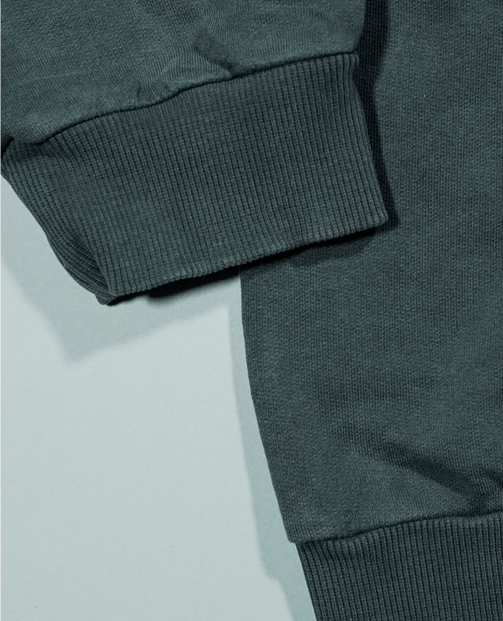 Hoodie Gray Lightweight Cross Neck | Pima Cotton