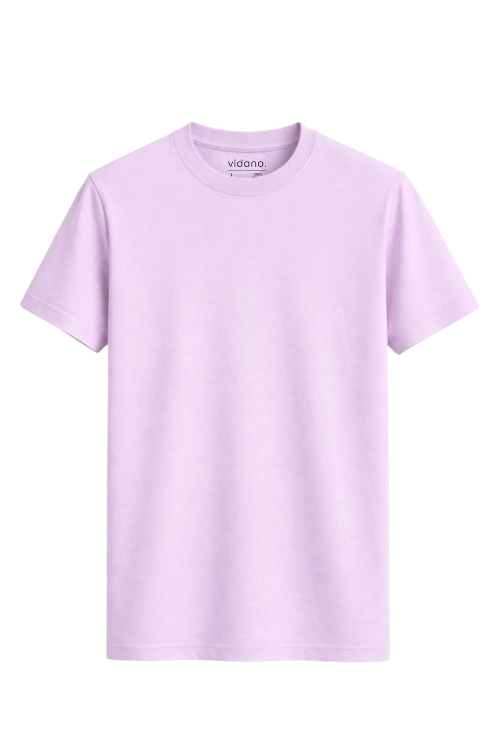 T-Shirt Lilac Round Neck | Limited Edition Pima Cotton Men