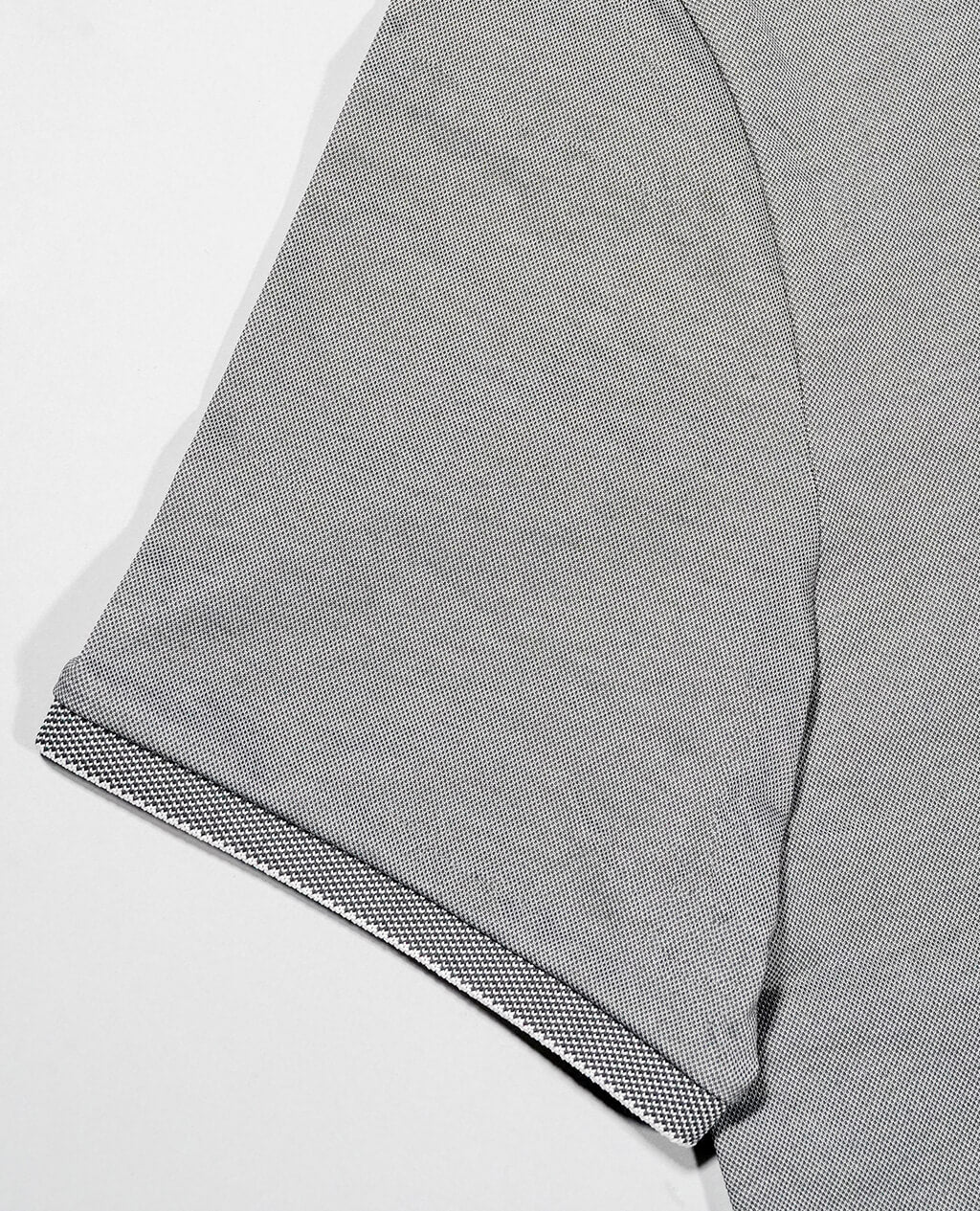 Polo Light Gray Open Collar | Pima Cotton Men