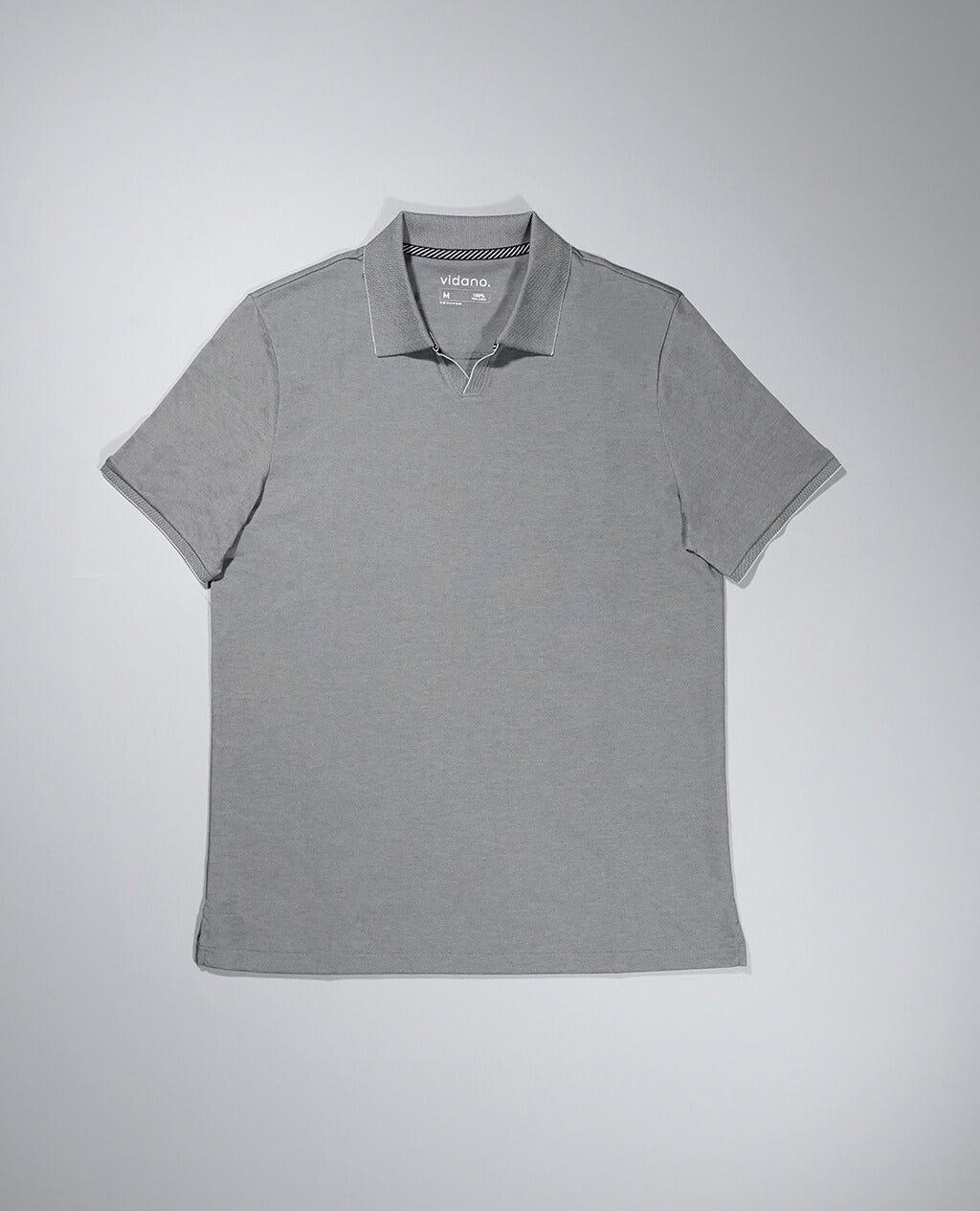Polo Shirt Men Gray
