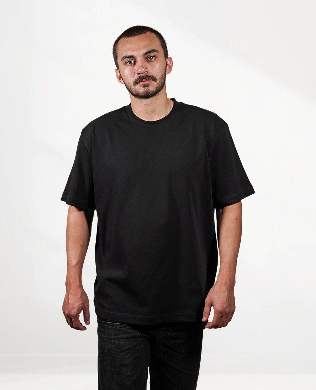 T-Shirt Oversized Black | Pima Cotton