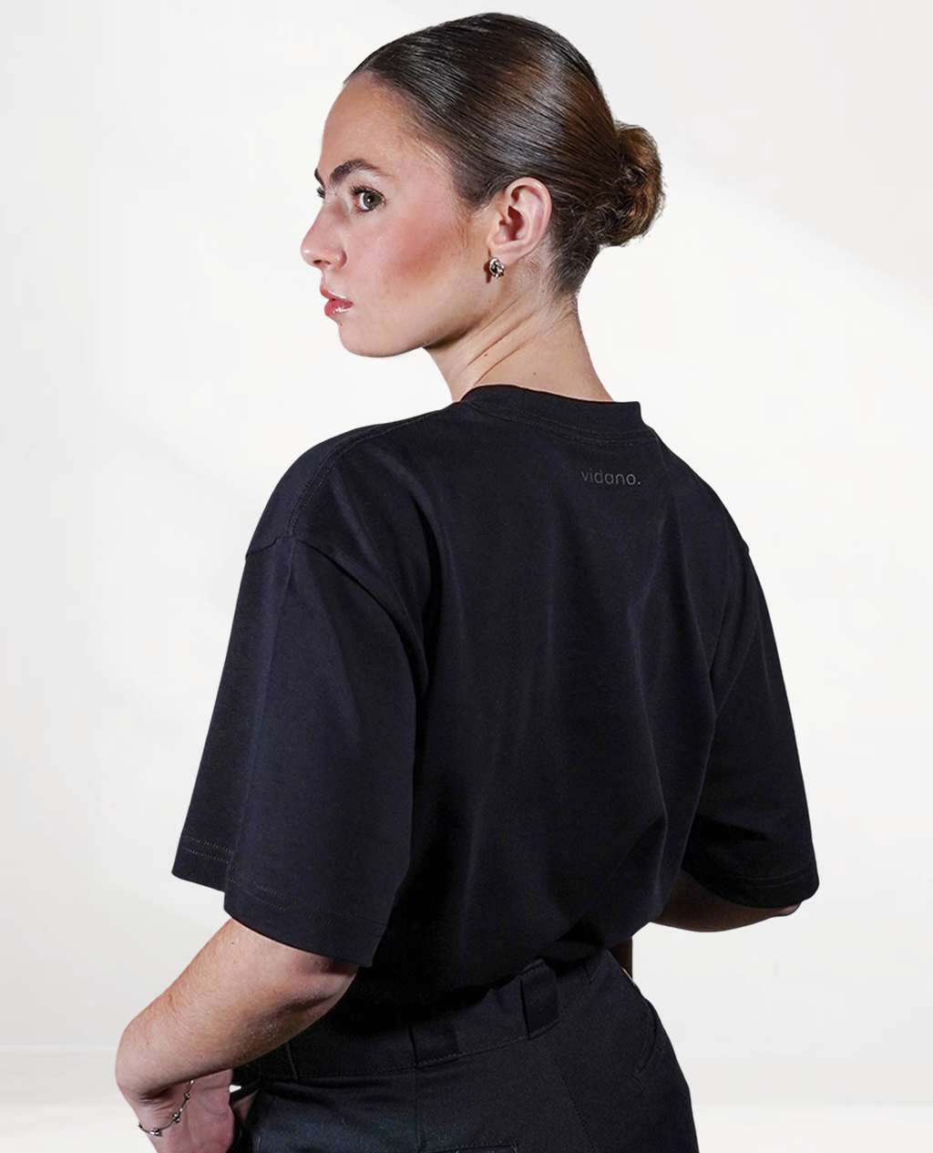 T-Shirt Oversized Black | Pima Cotton