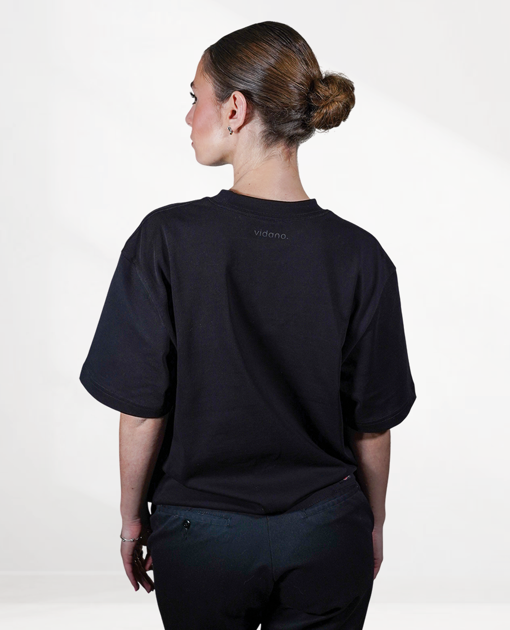 T-Shirt Oversized Black | Pima Cotton