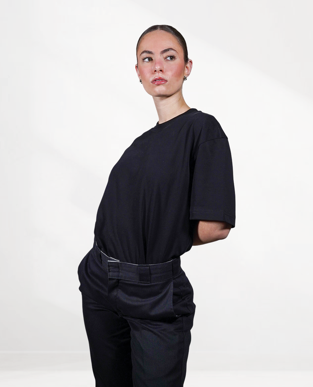 T-Shirt Oversized Black | Pima Cotton