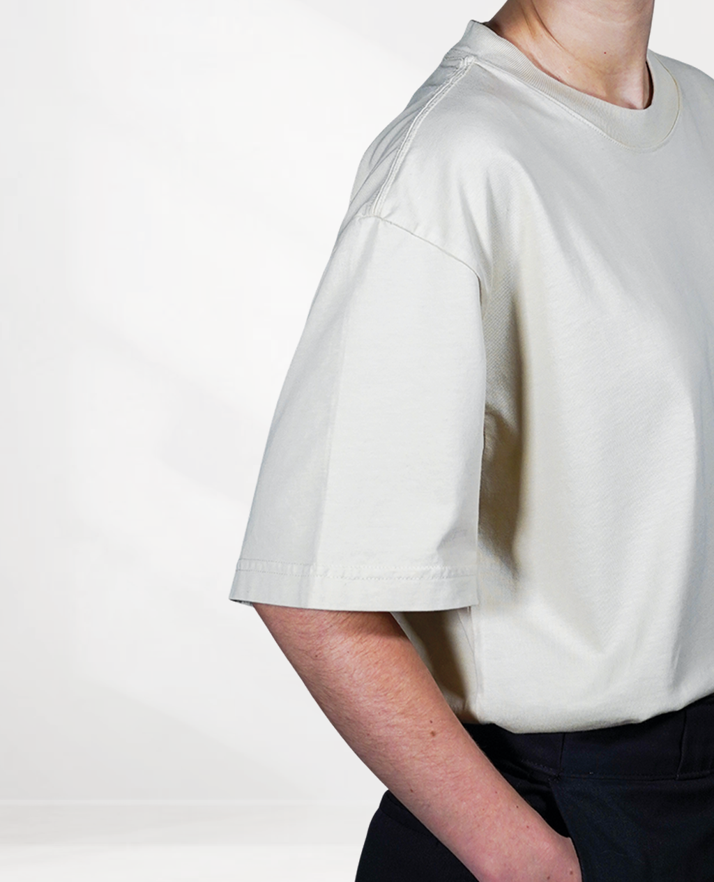 T-Shirt Oversized Sand Dune | Pima Cotton