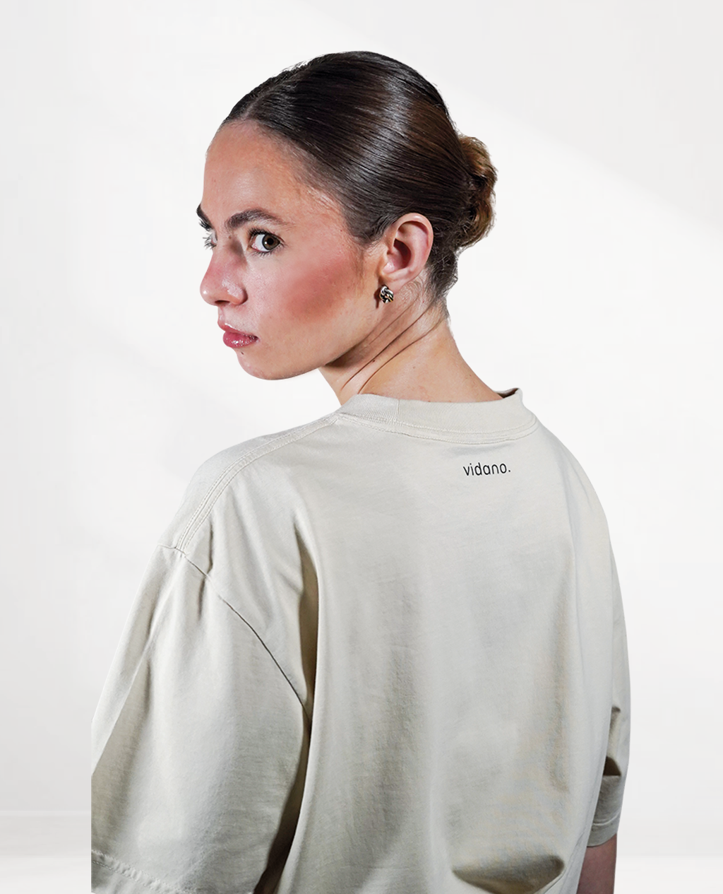 T-Shirt Oversized Sand Dune | Pima Cotton