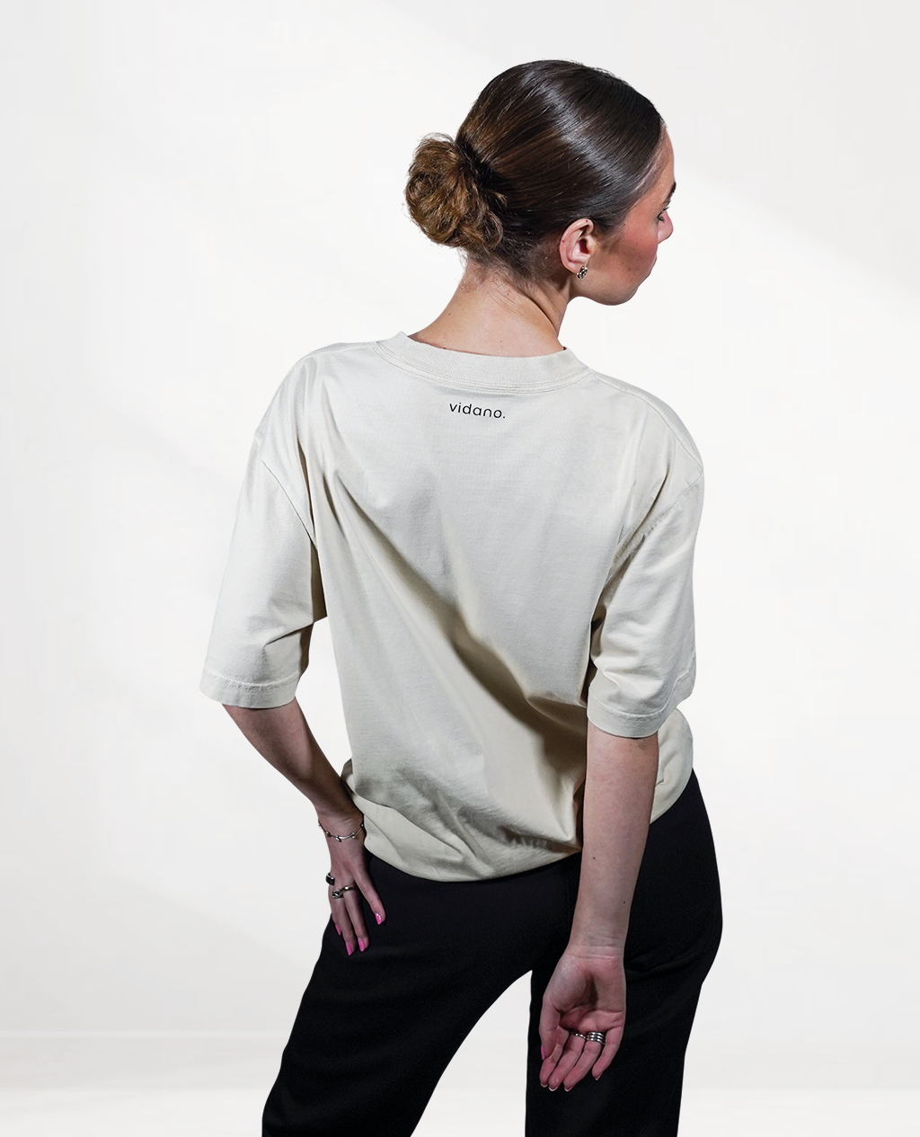 T-Shirt Oversized Sand Dune | Pima Cotton