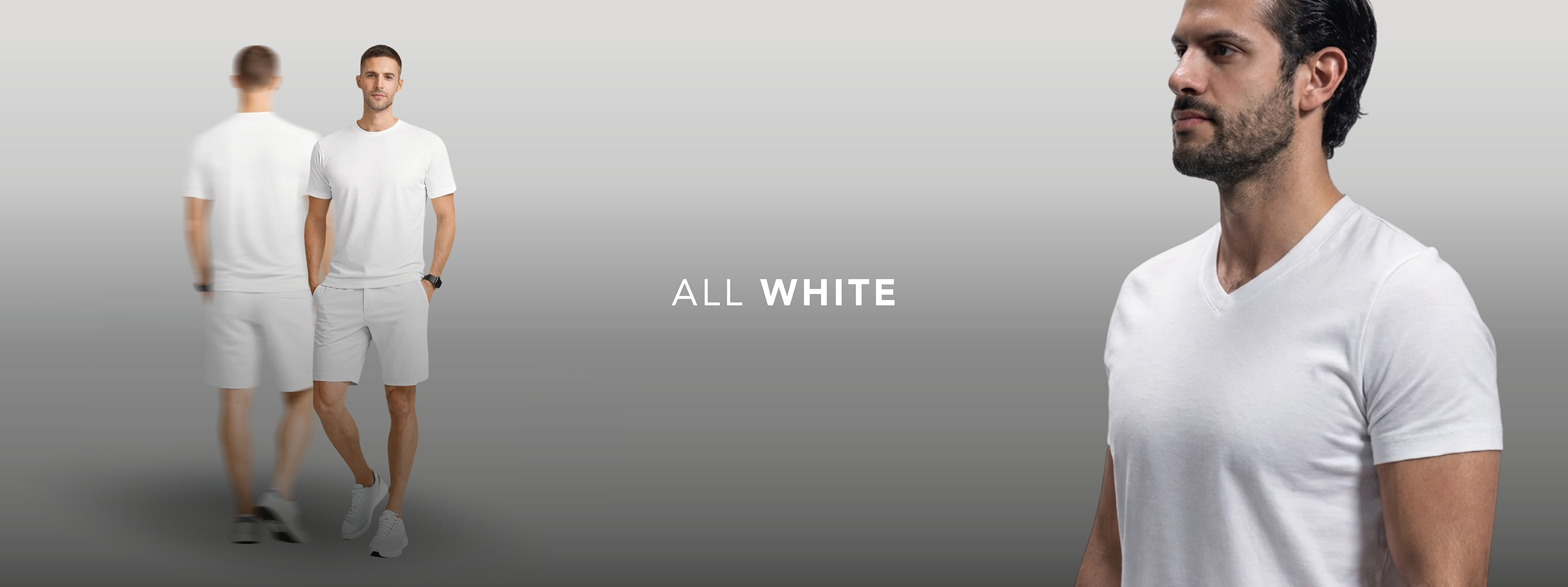 All White Color Collection | Men
