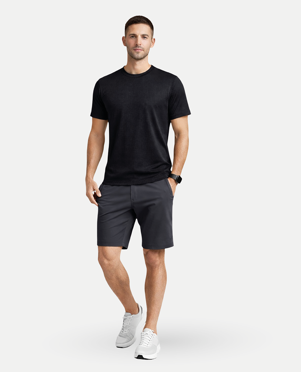 T-Shirt Black Round Neck | Pima Cotton Men