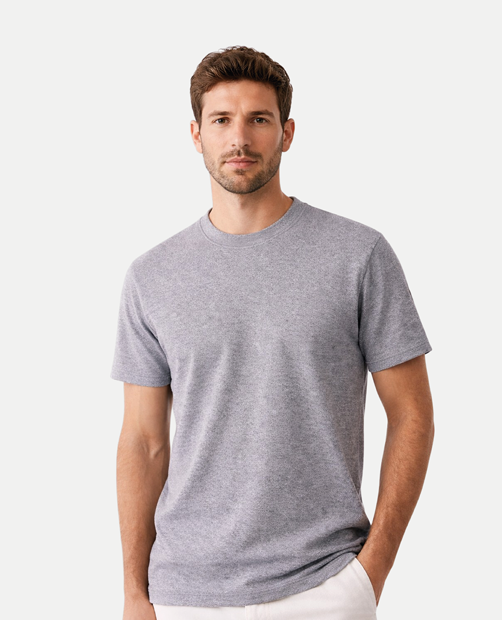 T-Shirt Black Round Neck | Pima Cotton Men