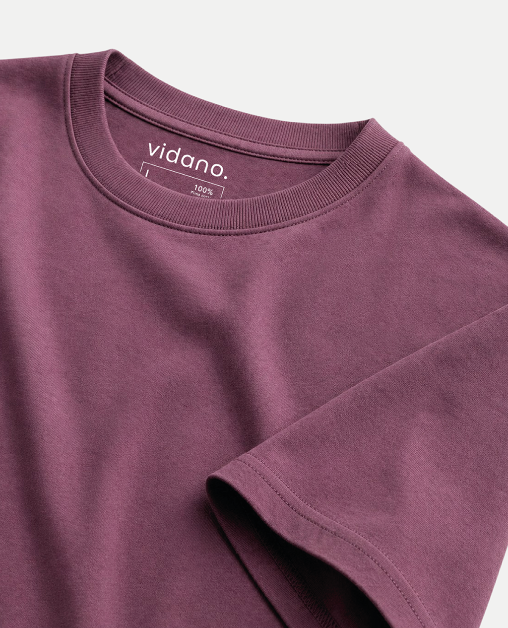 T-Shirt Dust Wine Round Neck | Limited Edition Pima Cotton Men