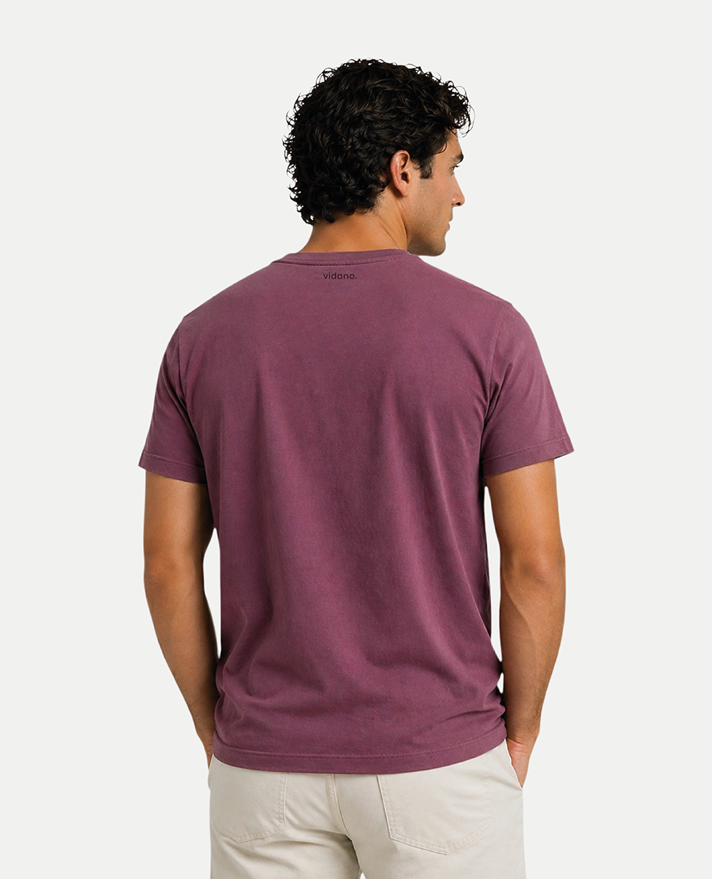 T-Shirt Dust Wine Round Neck | Limited Edition Pima Cotton Men