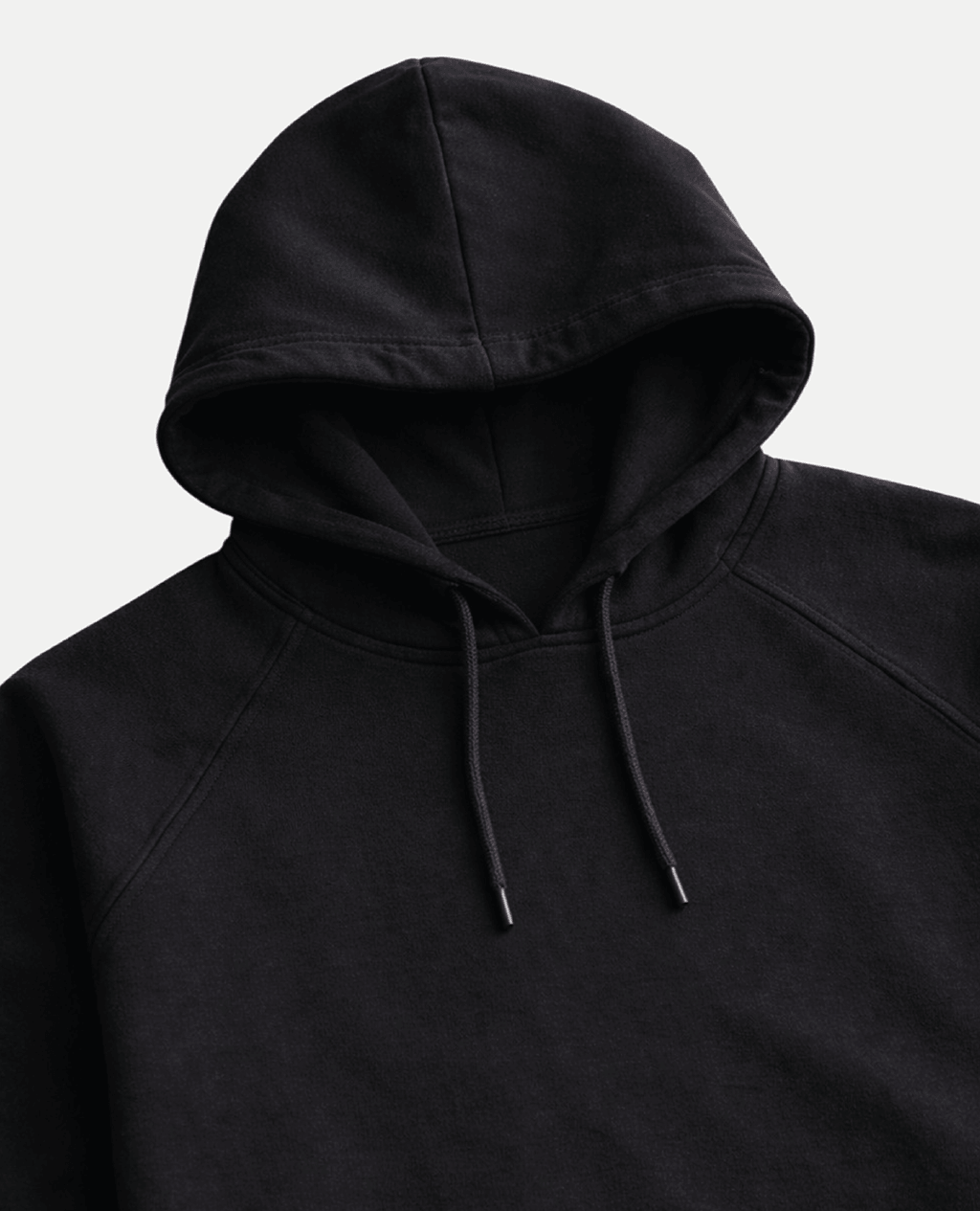 Hoodie Gray Lightweight Cross Neck | Pima Cotton