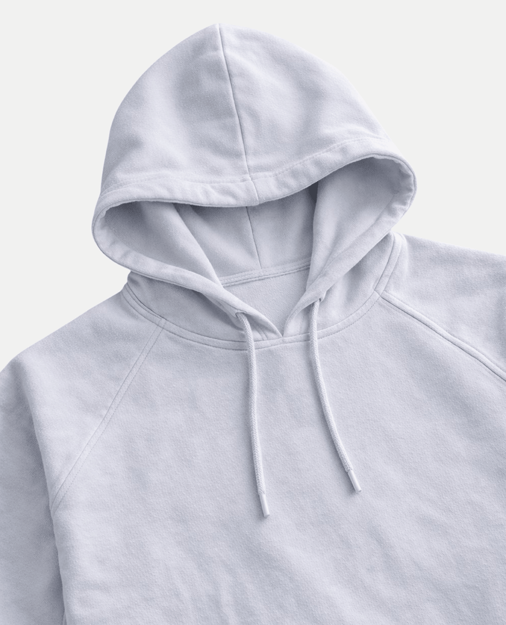 Hoodie Gray Lightweight Cross Neck | Pima Cotton