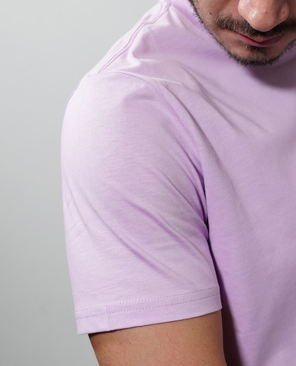 3-Pack T-Shirts Lilac Round Neck | Premium Pima Cotton Men