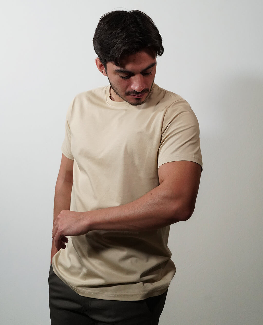 3-Pack T-Shirts Salvia Round Neck | Premium Pima Cotton Men