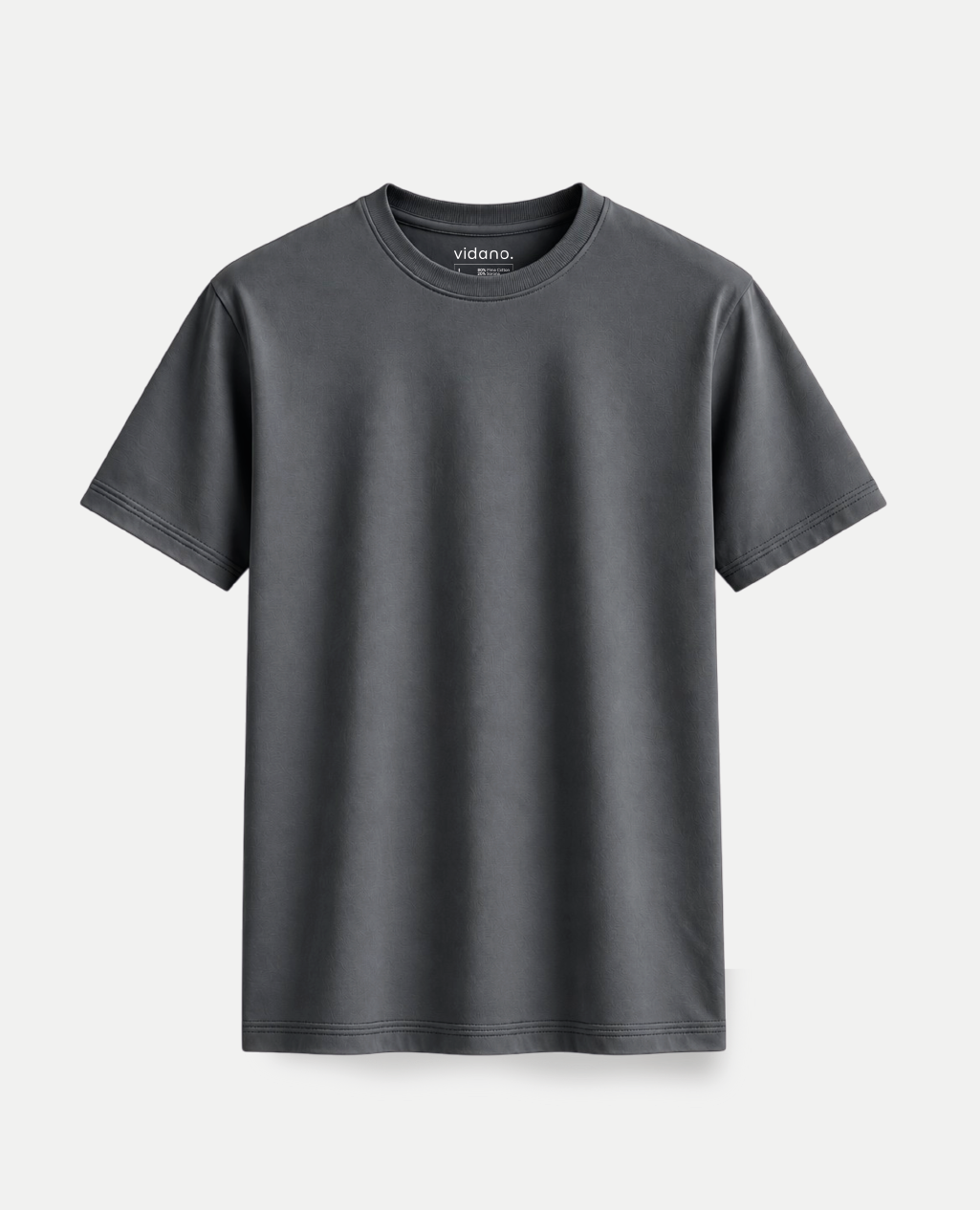 T-Shirt Deep Charcoal Round Neck | Sorona Line Men