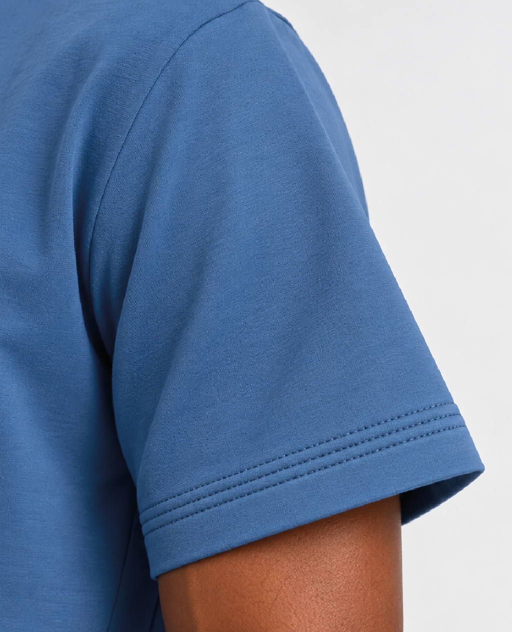 T-Shirt Indigo Blue Round Neck | Sorona Line Men