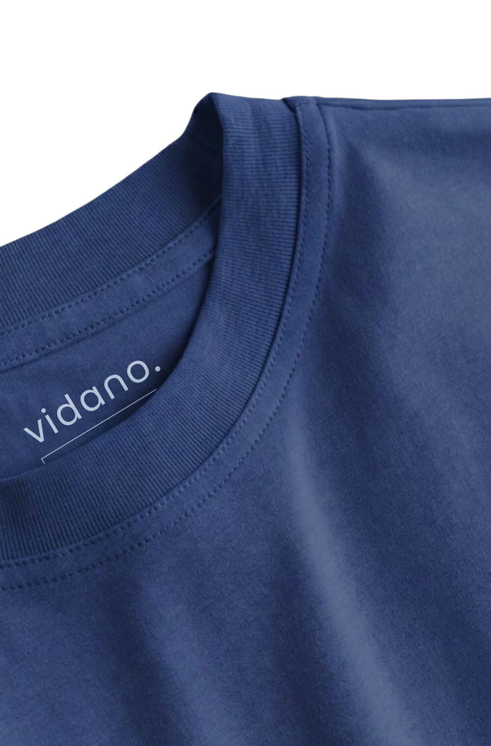 T-Shirt Blue Steel Round Neck | Limited Edition Pima Cotton Men