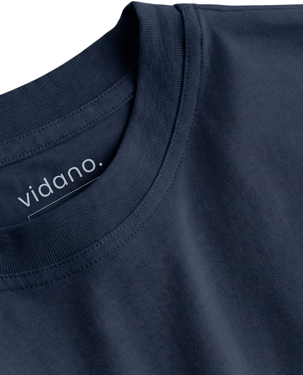 T-Shirt Navy Blue Round Neck | Pima Cotton Men