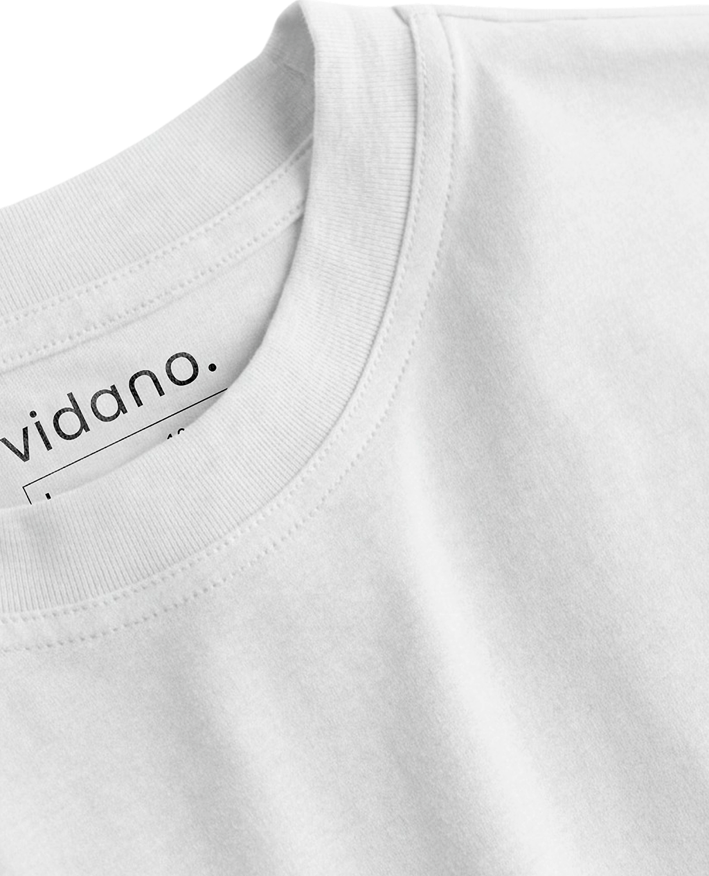 T-Shirt White Round Neck | Pima Cotton Men