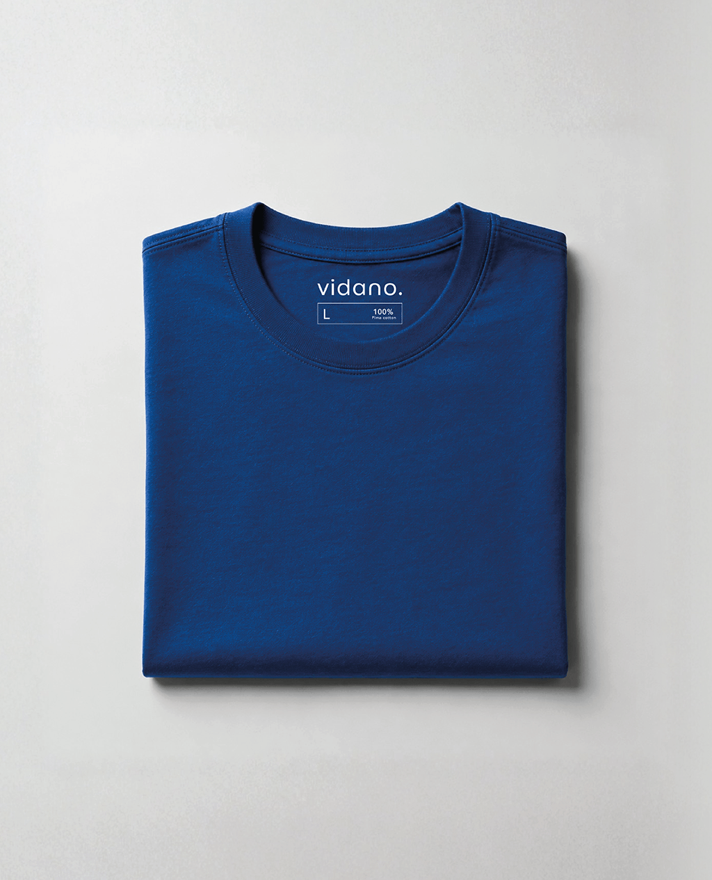 T-Shirt Blue Steel Round Neck | Limited Edition Pima Cotton Men