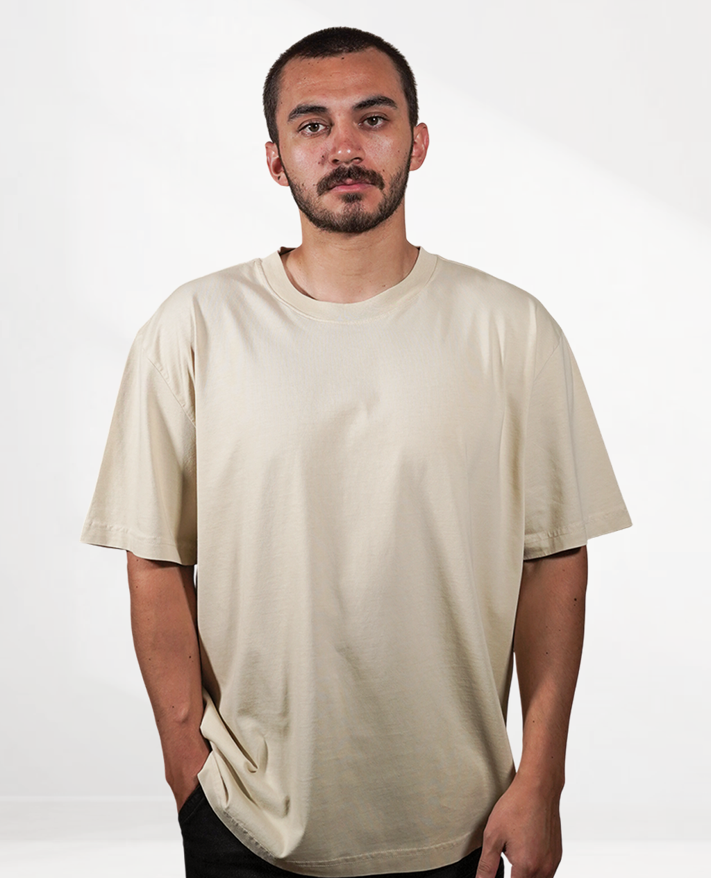 T-Shirt Oversized Sand Dune | Pima Cotton