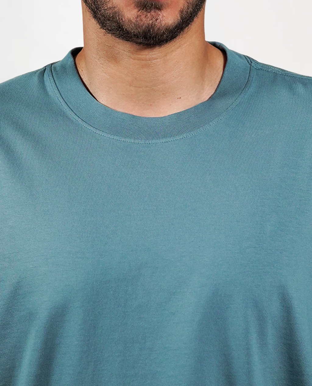T-Shirt Oversized Steel Blue | Pima Cotton