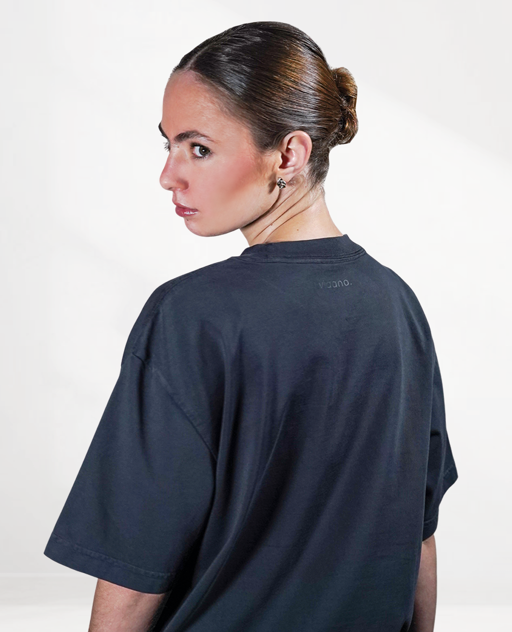 T-Shirt Oversized Charcoal Mist | Pima Cotton